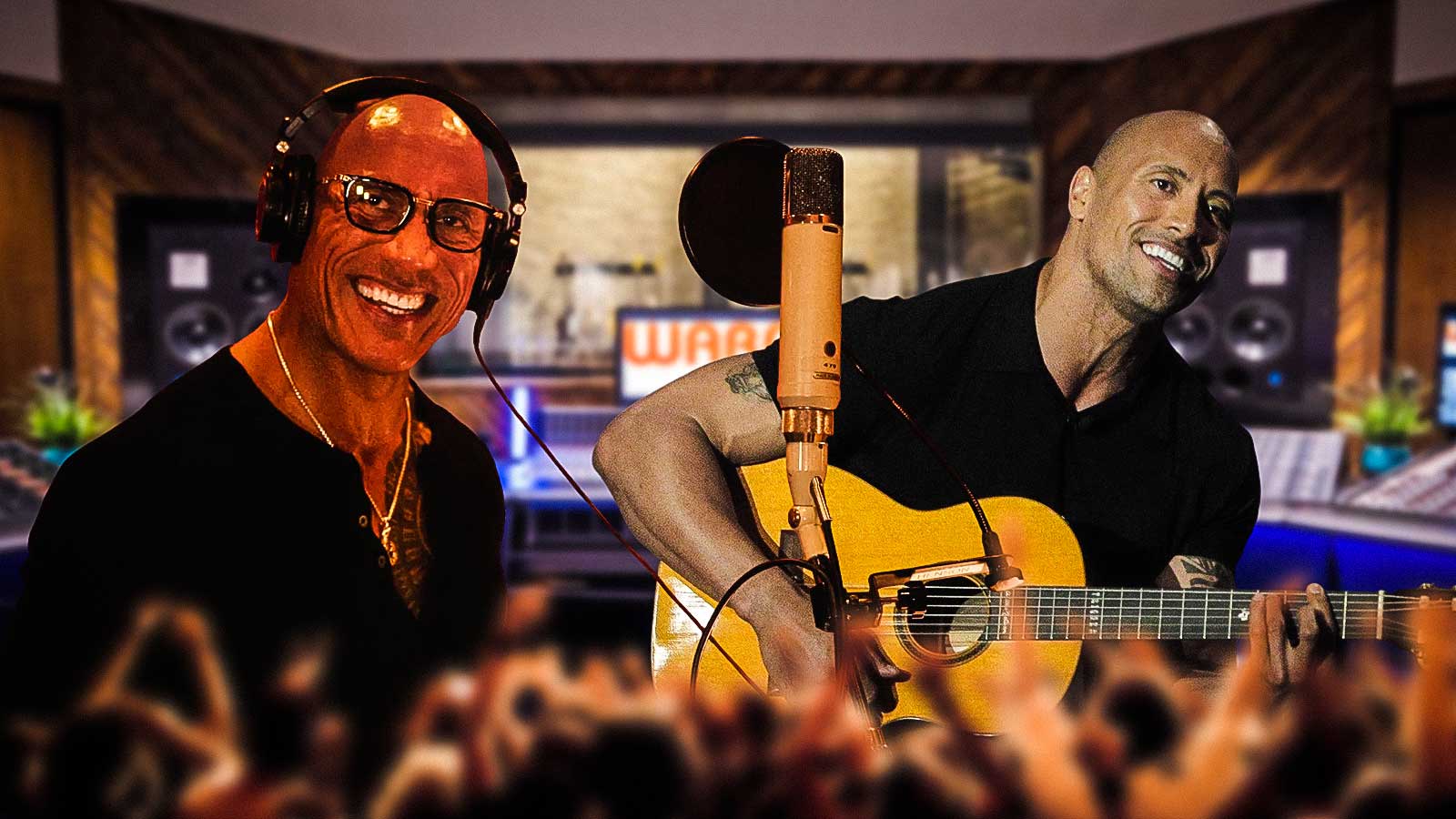 Dwayne Johnson says his new song was inspired by his daughters