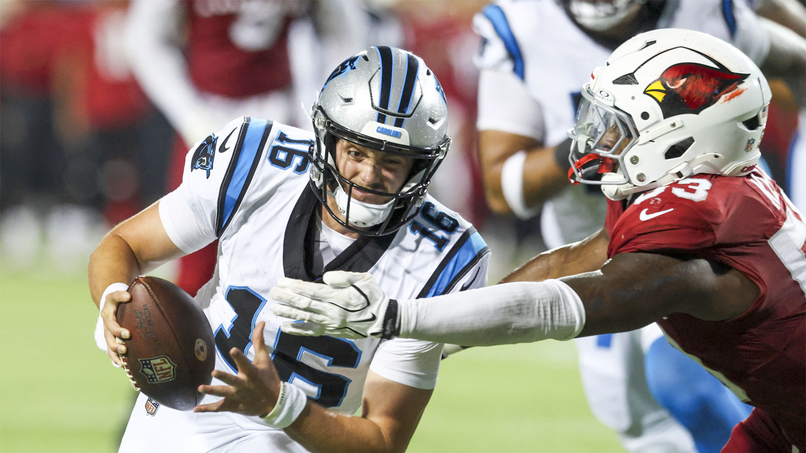 Panthers’ Dave Canales reveals when mysterious Haynes King injury happened vs. Cardinals