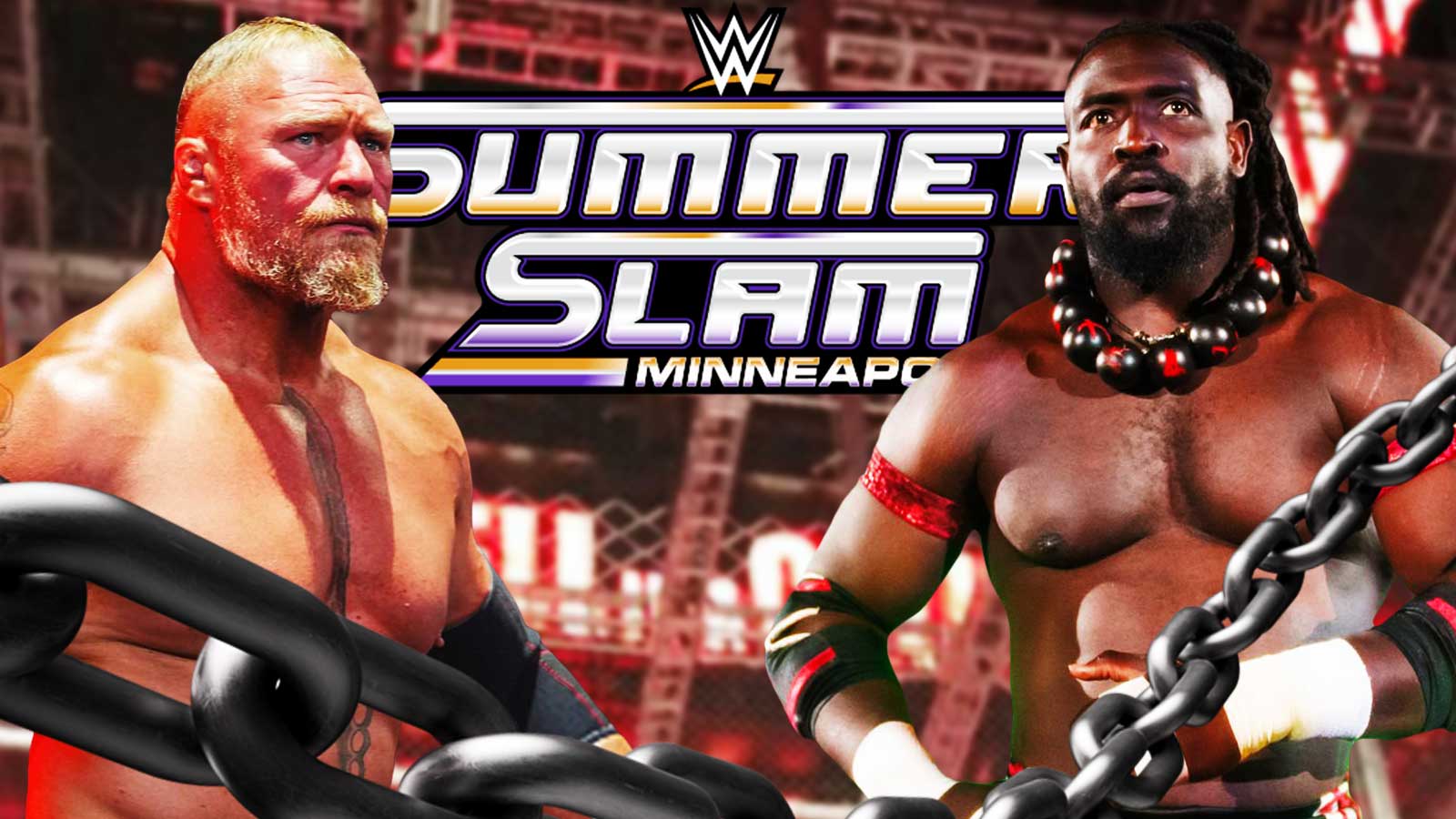 How Brock Lesnar-Oba Femi ended up in main event of WWE SummerSlam
