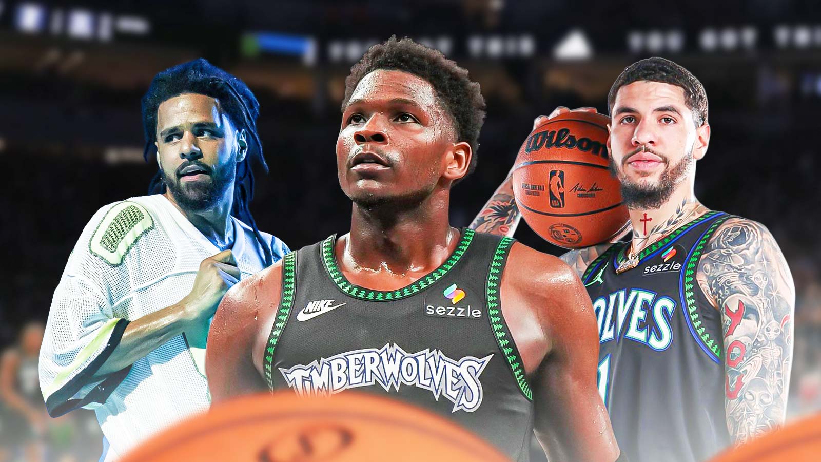 J. Cole makes Minnesota fans erupt after Anthony Edwards, LaMelo Ball vouch