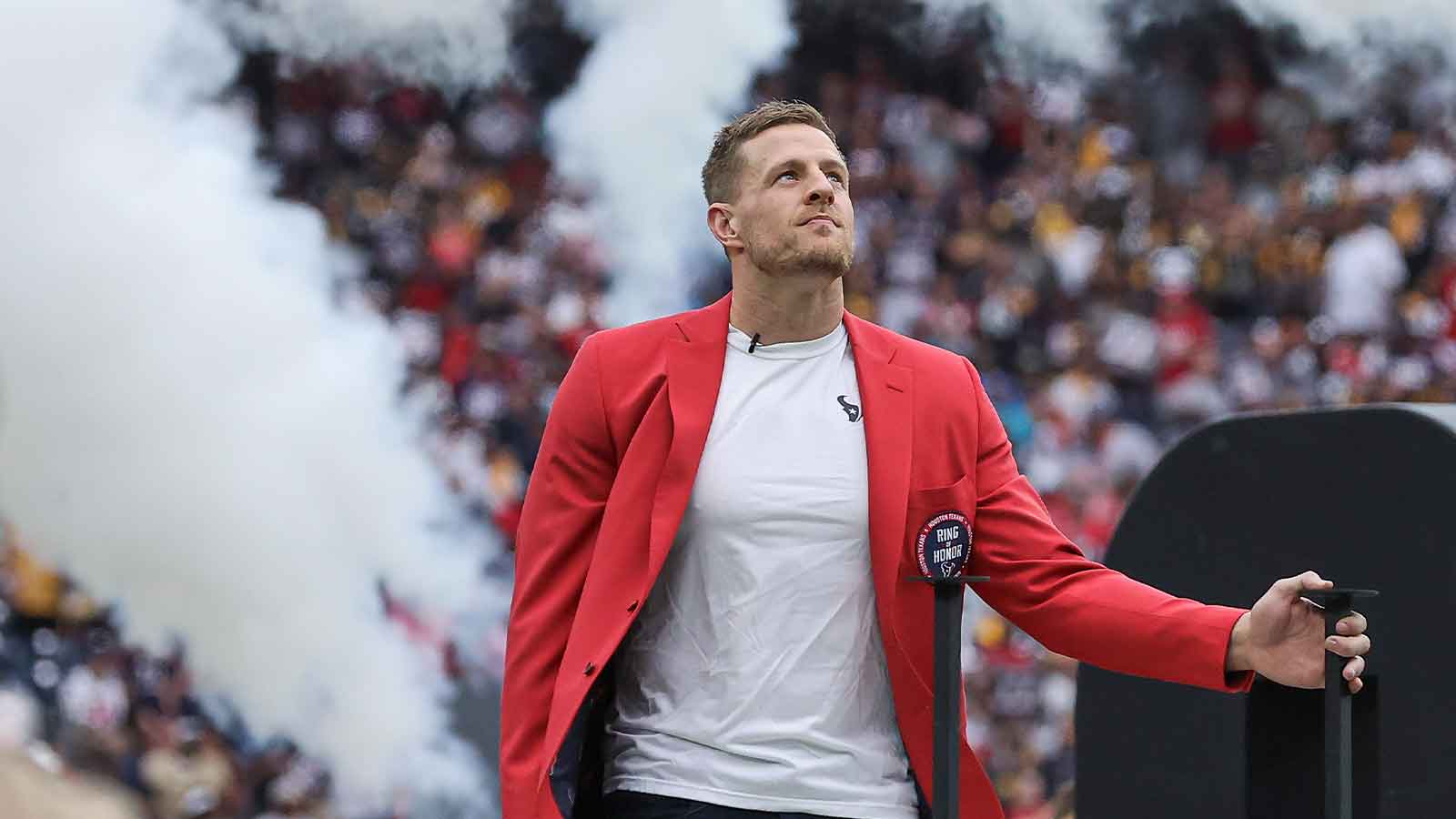 Why is retired JJ Watt suddenly at Packers practice?