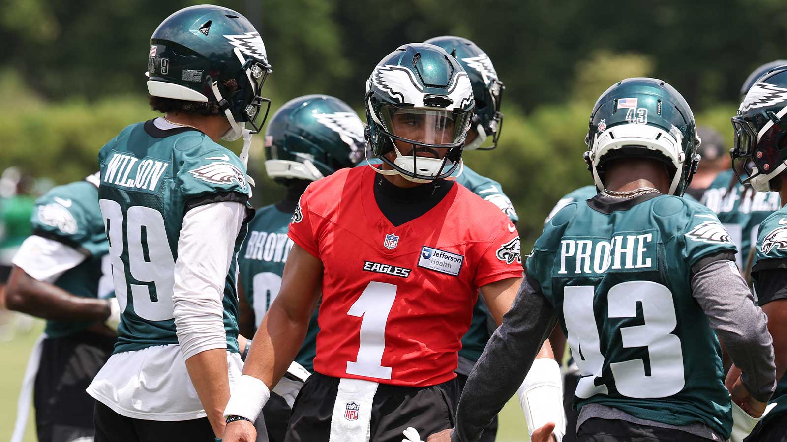 3 Key Eagles Struggling Early During 2026 NFL Training Camp Jalen Hurts And The Eagles Offense 