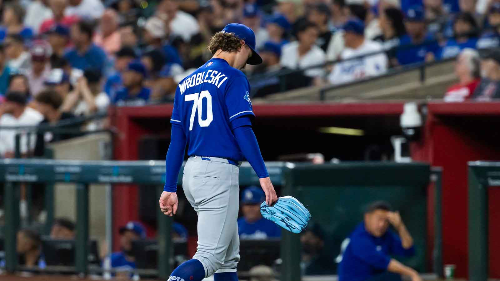 Dodgers pitcher Justin Wrobleski makes tough admission after loss to Diamondbacks