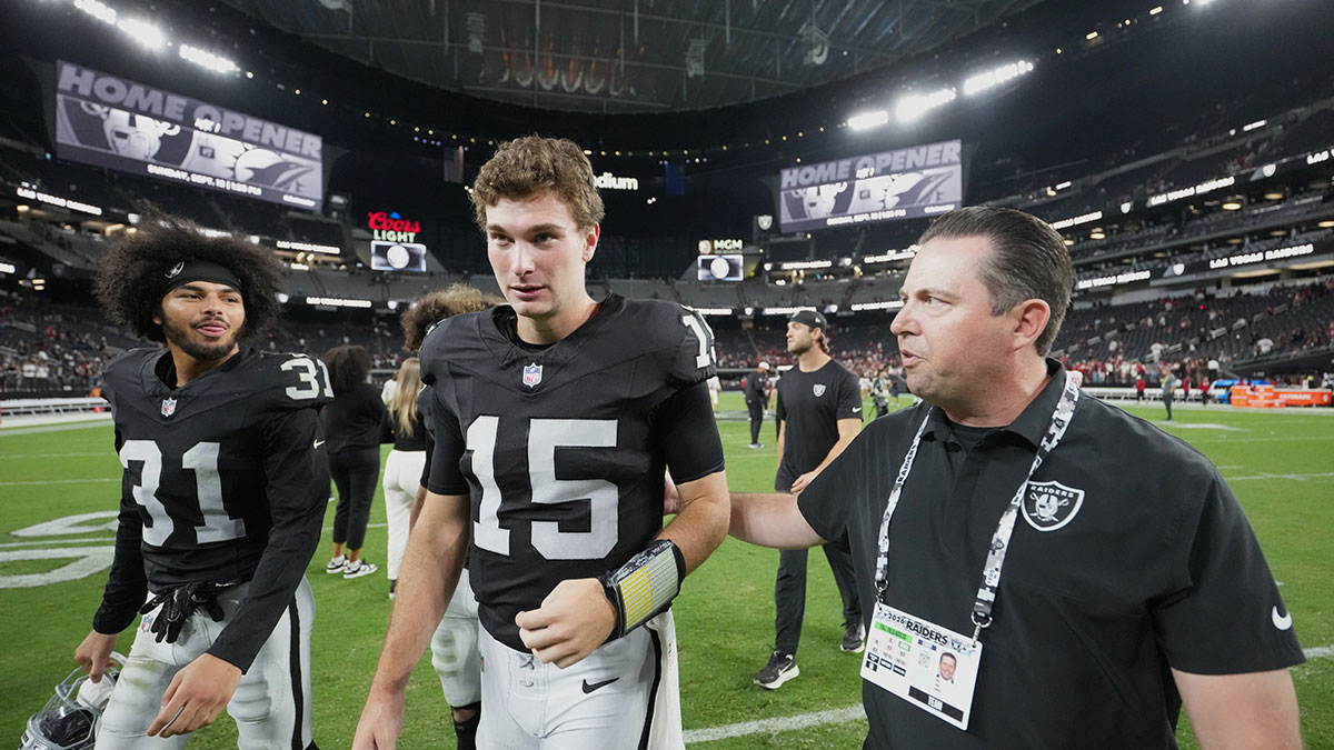Raiders’ Klint Kubiak gives honest Fernando Mendoza review after up-and-down preseason