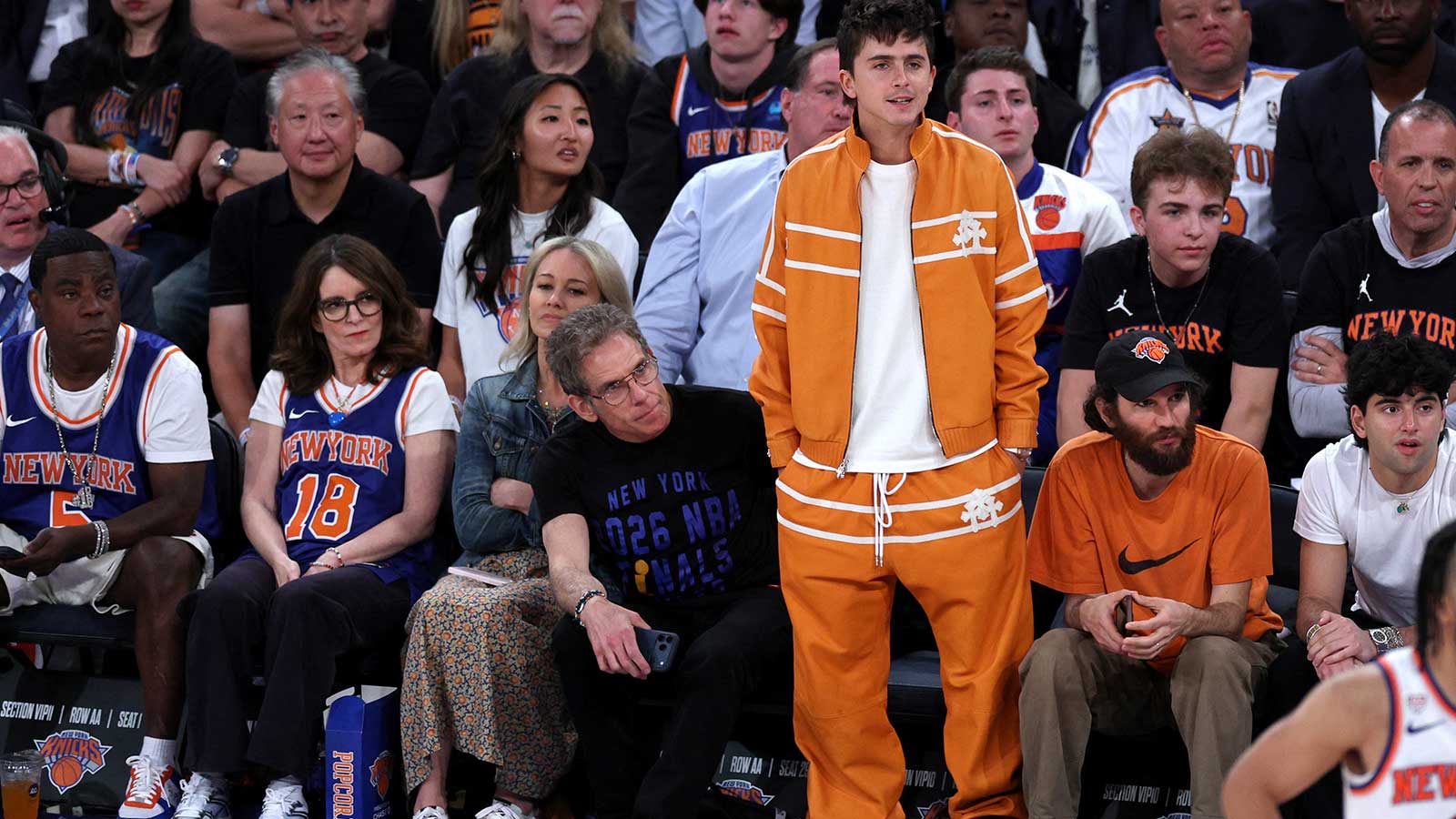 Knicks’ Josh Hart brags about New York’s stacked celebrity row guest list