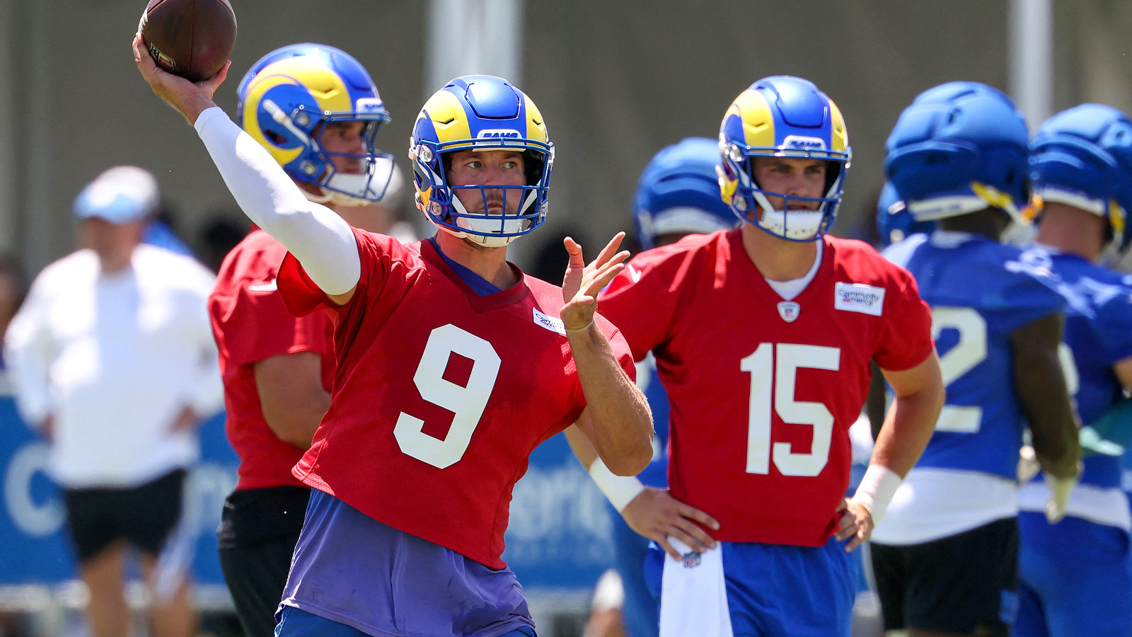 Rams’ QB2 battle still raging between Ty Simpson, Stetson Bennett