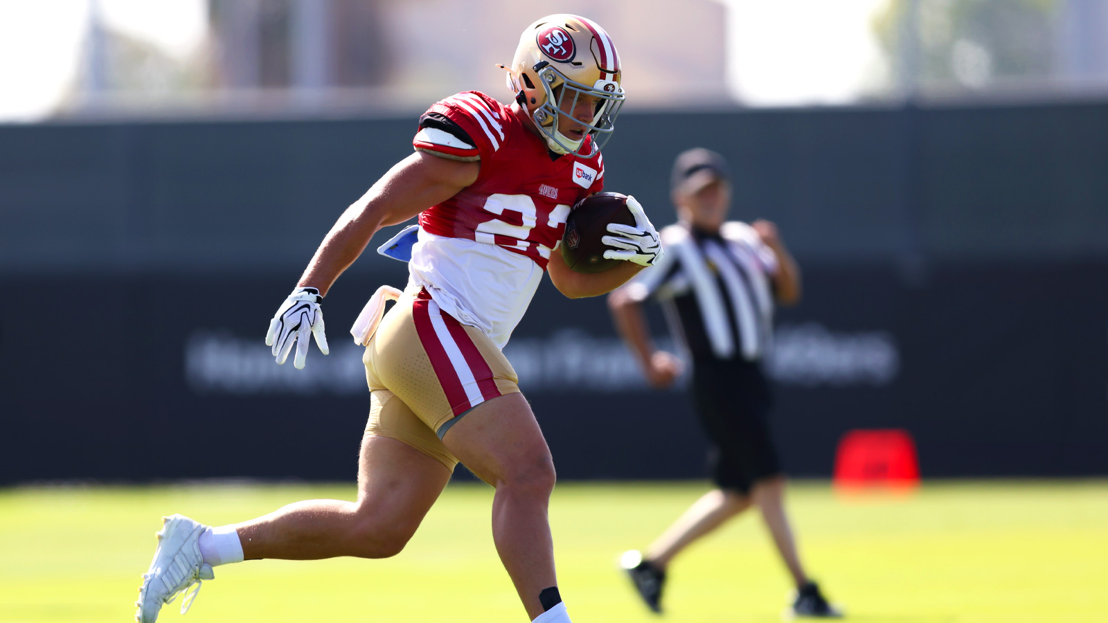 Why Christian McCaffrey is missing 49ers training camp practice on Monday