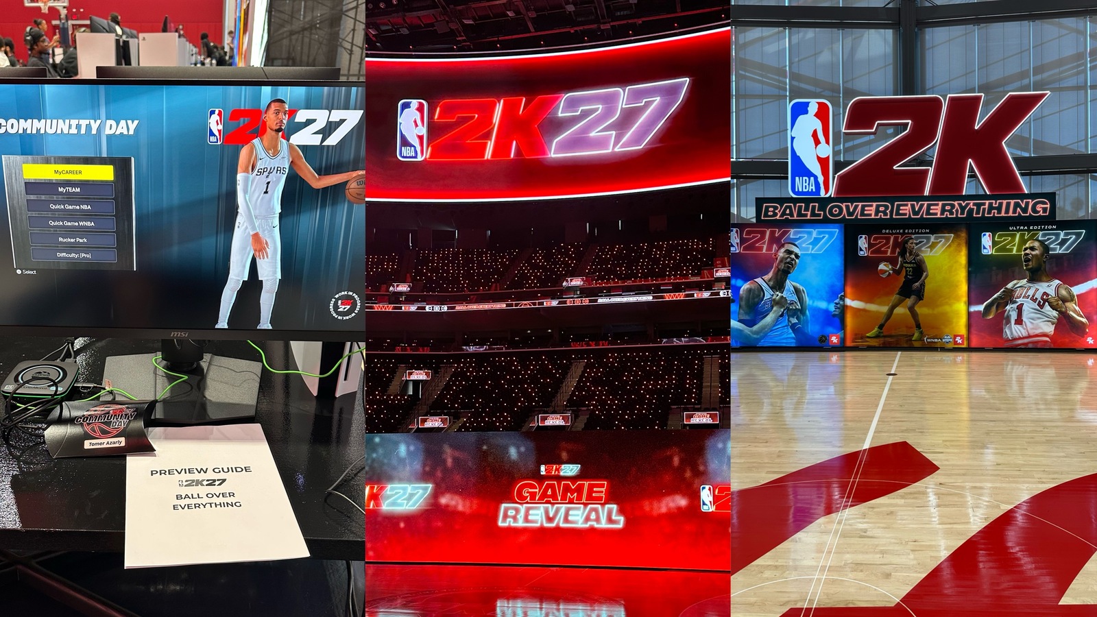 Inside look at NBA 2K27 gameplay, behind the scenes at 2K27 Community Day