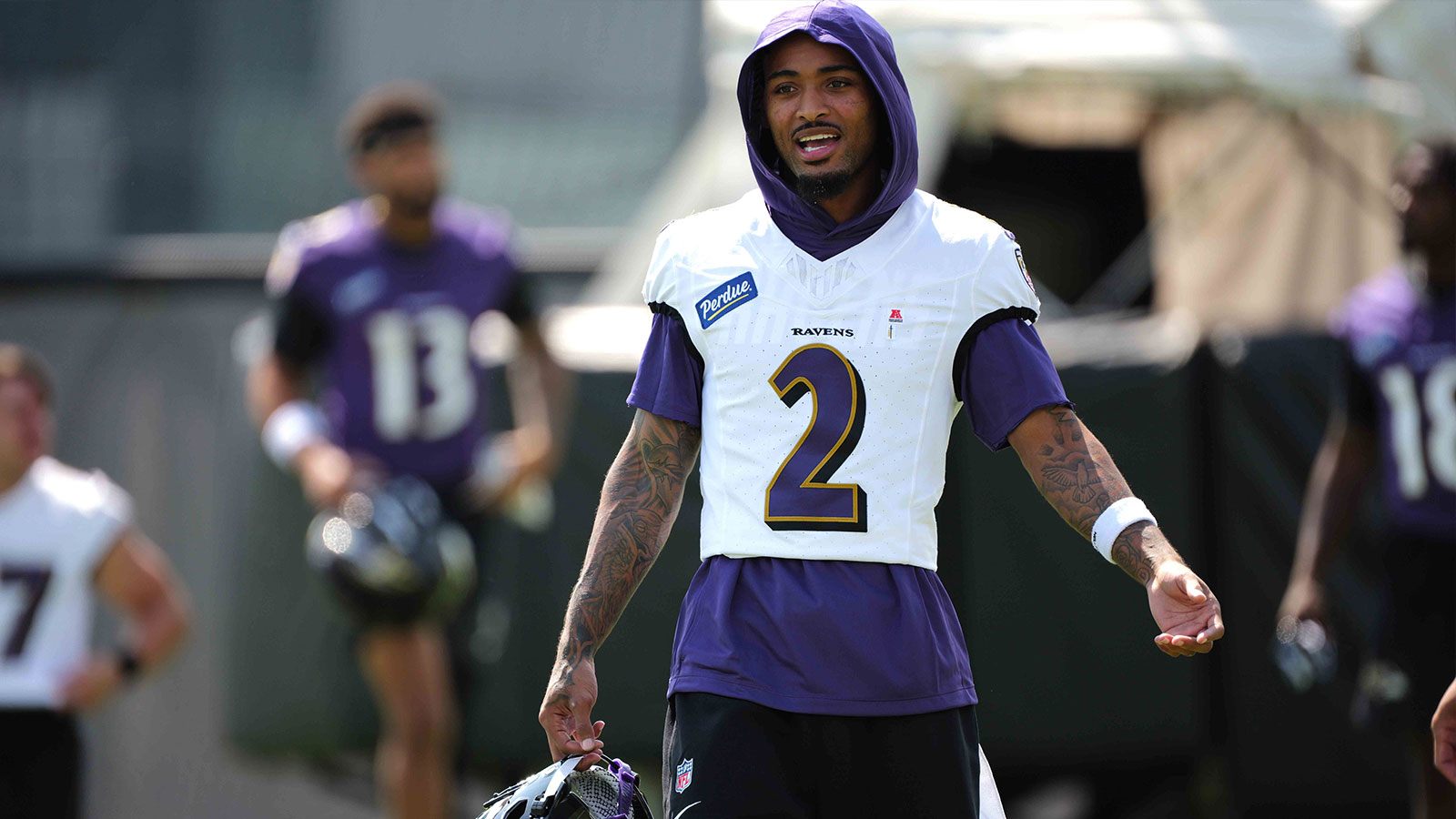 Ravens’ Nate Wiggins gets encouraging knee update after scary training camp injury