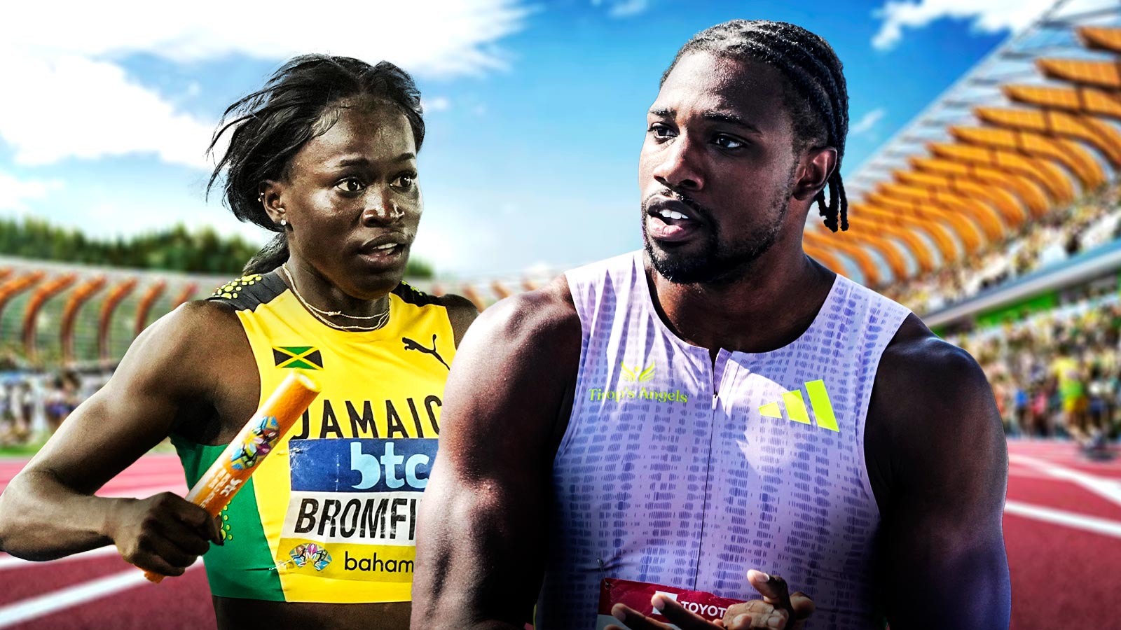 Noah Lyles wife Junelle reveals Olympian medalist planned their wedding