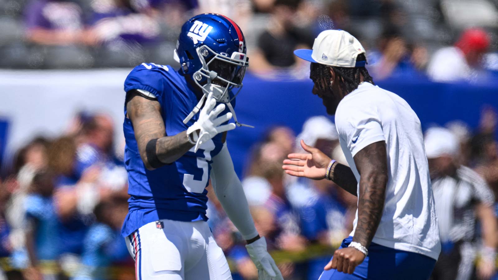 Giants WR Odell Beckham Jr. flashes vintage form at practice