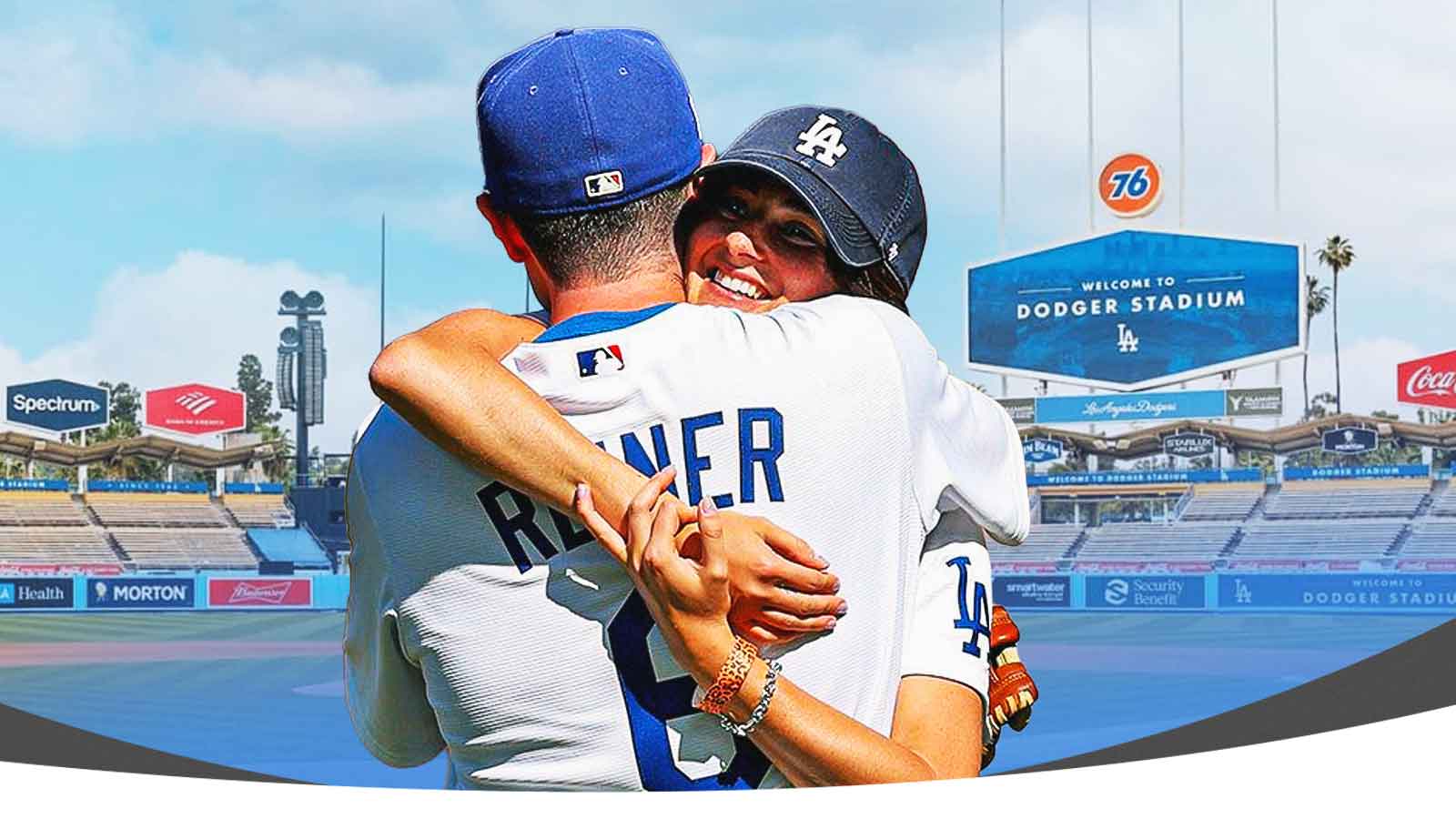 Rob and Michele Reiner’s kids Jake and Romy throw first pitch at Dodgers game