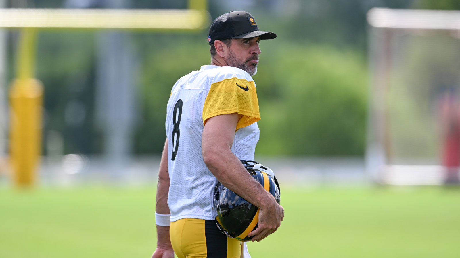 Aaron Rodgers sends ‘unlimited’ warning during epic Steelers training camp prank wars