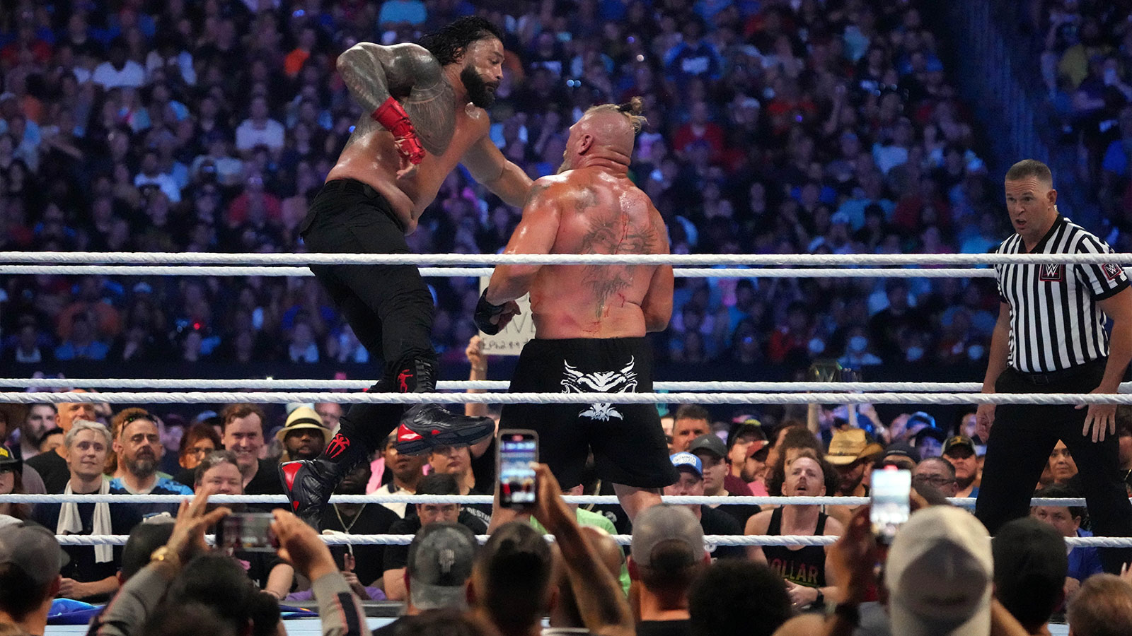 WWE’s Roman Reigns reacts to Brock Lesnar’s retirement decision with emotional tribute