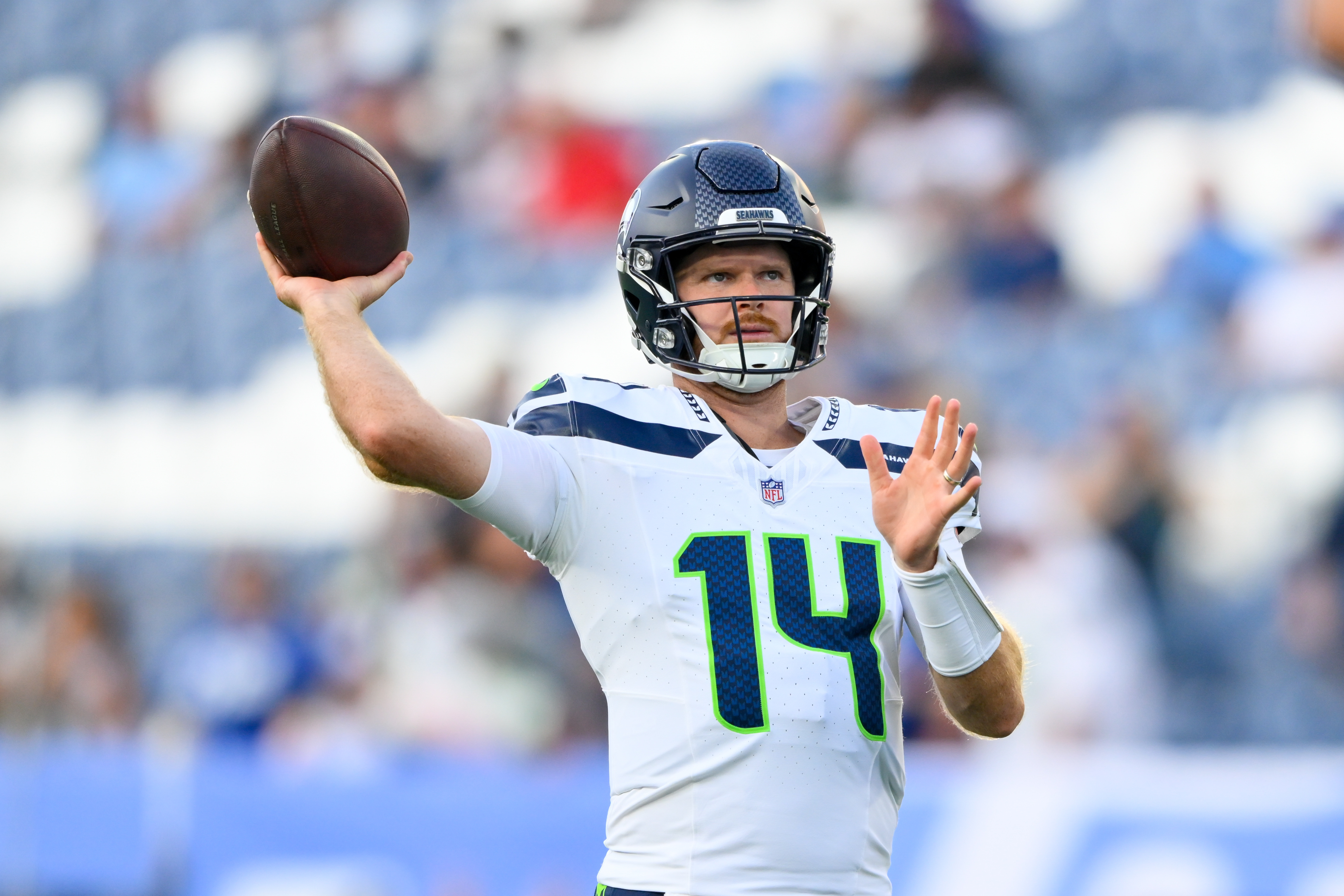 Seahawks’ Sam Darnold gets ‘elite’ take from key defender that suggests 2025 was no fluke