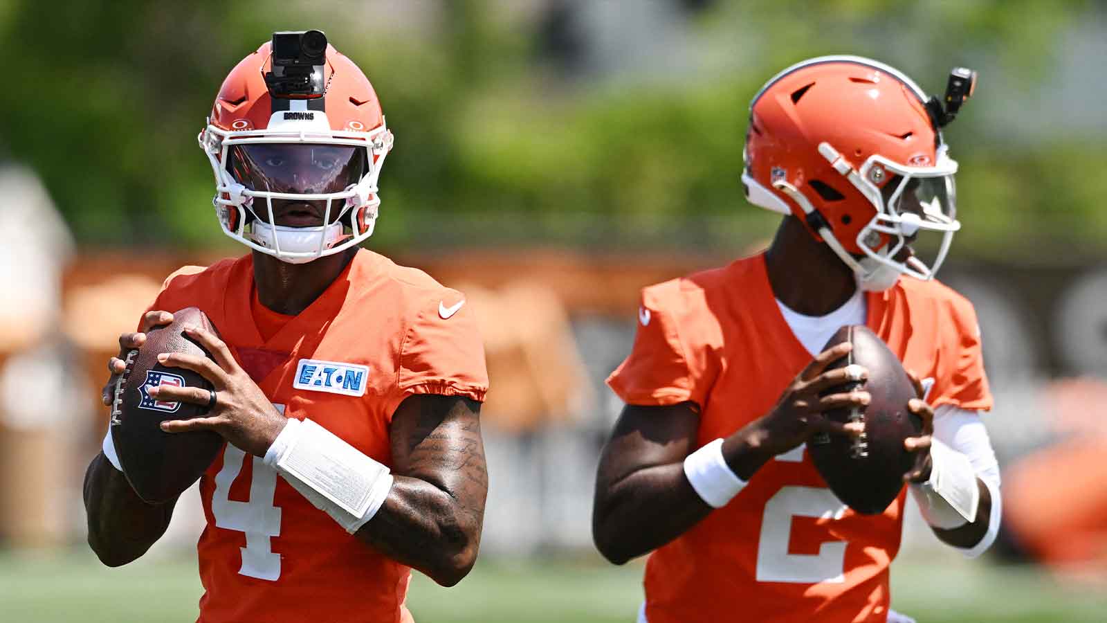 What Browns’ Shedeur Sanders, Deshaun Watson said about working together during offseason