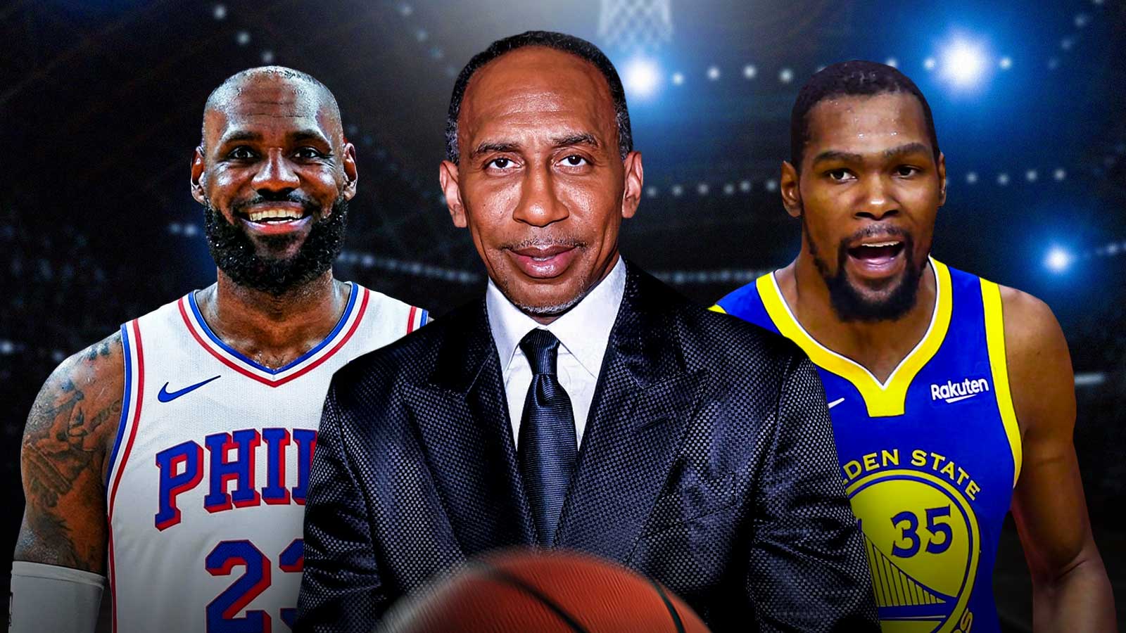 Stephen A. Smith Compares LeBron James’ 76ers to Kevin Durant’s Warriors