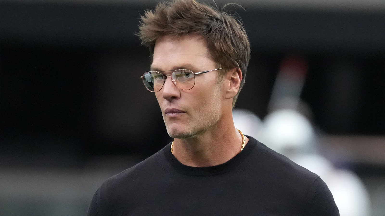 NFL legend Tom Brady before Las Vegas Raiders' preseason game against the Arizona Cardinals.