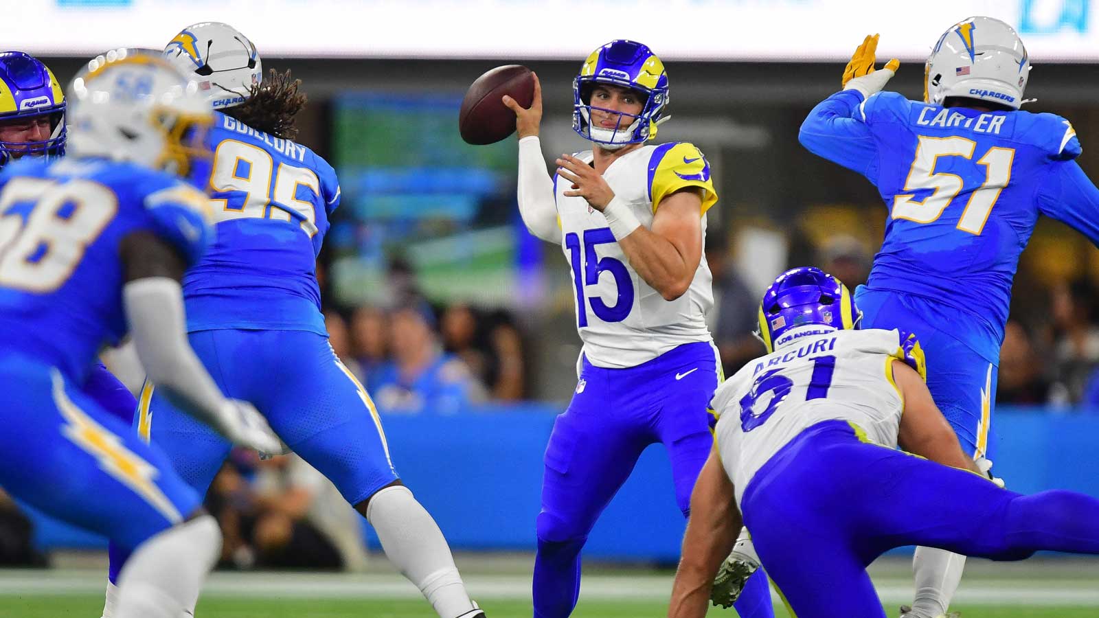Ty Simpson’s strong preseason finale still not enough to earn Rams QB2 nod over Stetson Bennett