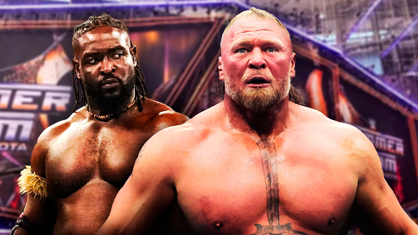 WWE’s Oba Femi pays heartfelt tribute to Brock Lesnar after apparent SummerSlam retirement