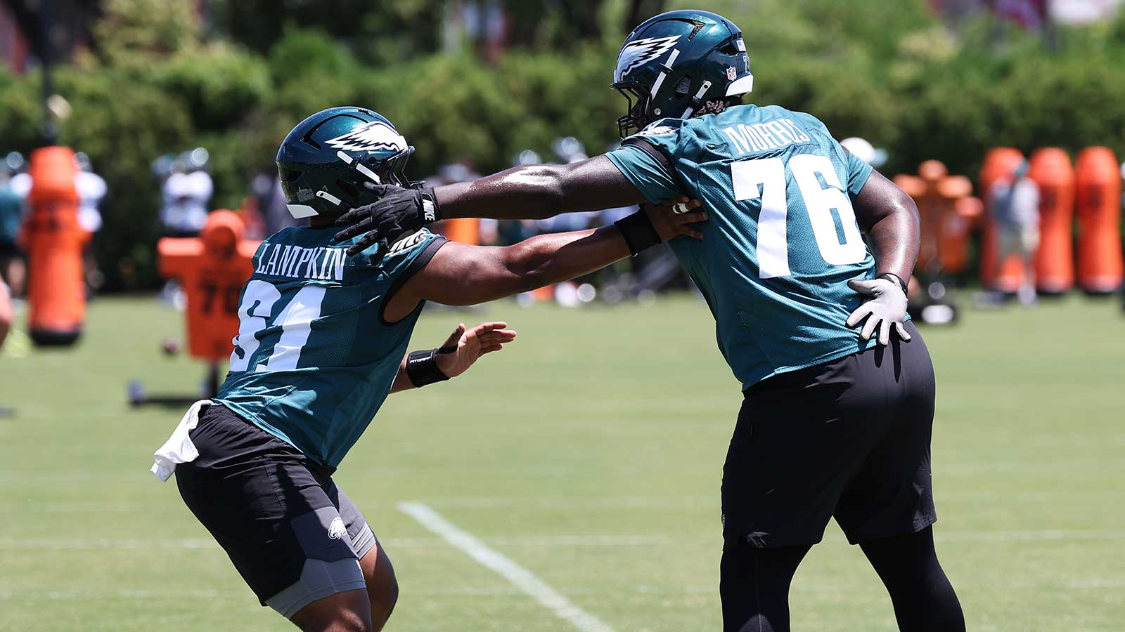 Eagles’ Willie Lampkin gets a crucial endorsement from Nick Sirianni