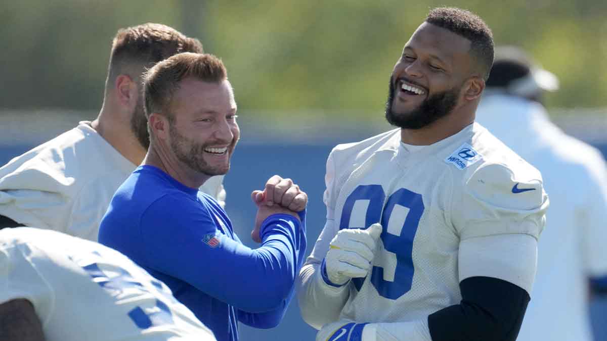 Does Rams’ Sean McVay have a sense if Aaron Donald will play in Week 1?