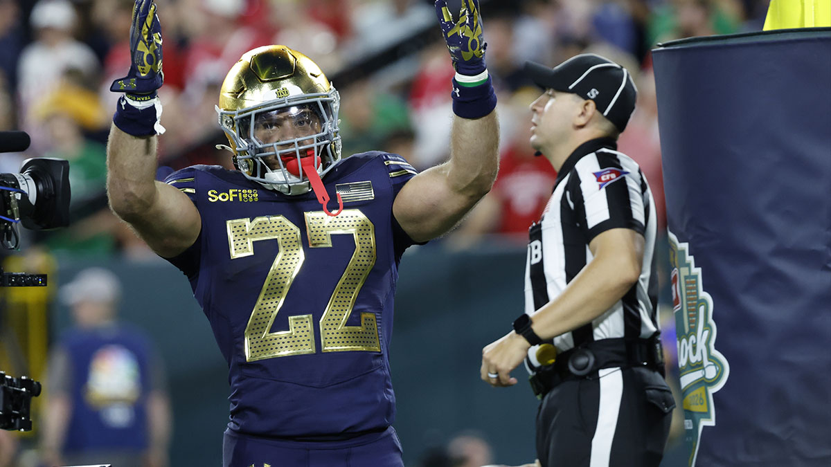 Jeremiyah Love, Jadarian Price’s replacements respond to halftime challenge after ugly start