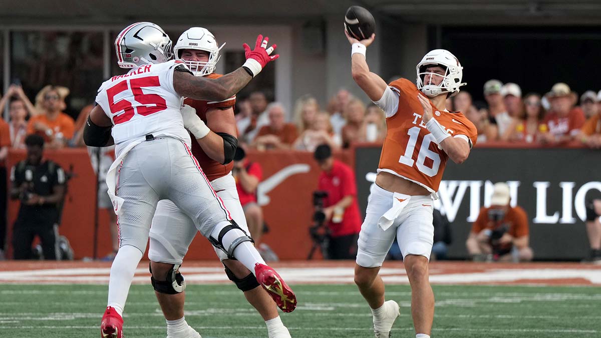 Texas fans can’t believe this mind-blowing Arch Manning interception vs. Ohio State