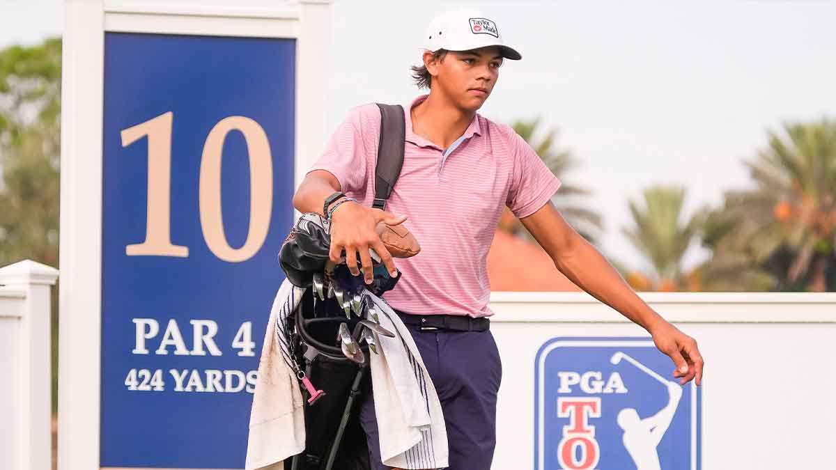 Charlie Woods, Tiger’s son, makes big TayorMade Golf move