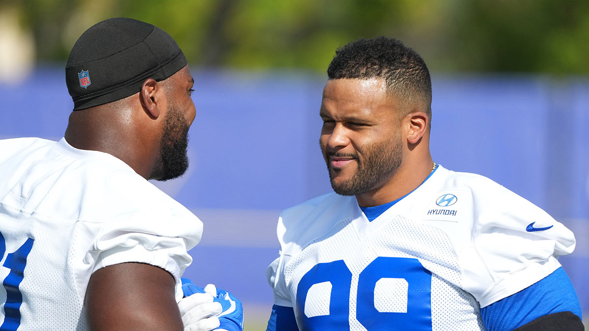 Rams’ Chris Shula can’t contain his excitement to have Aaron Donald in 2026