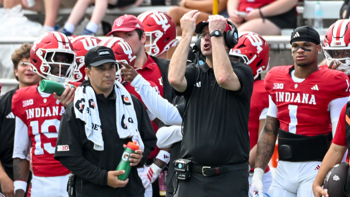 Curt Cignetti's immediate reaction to Indiana's dominant Week 2 win