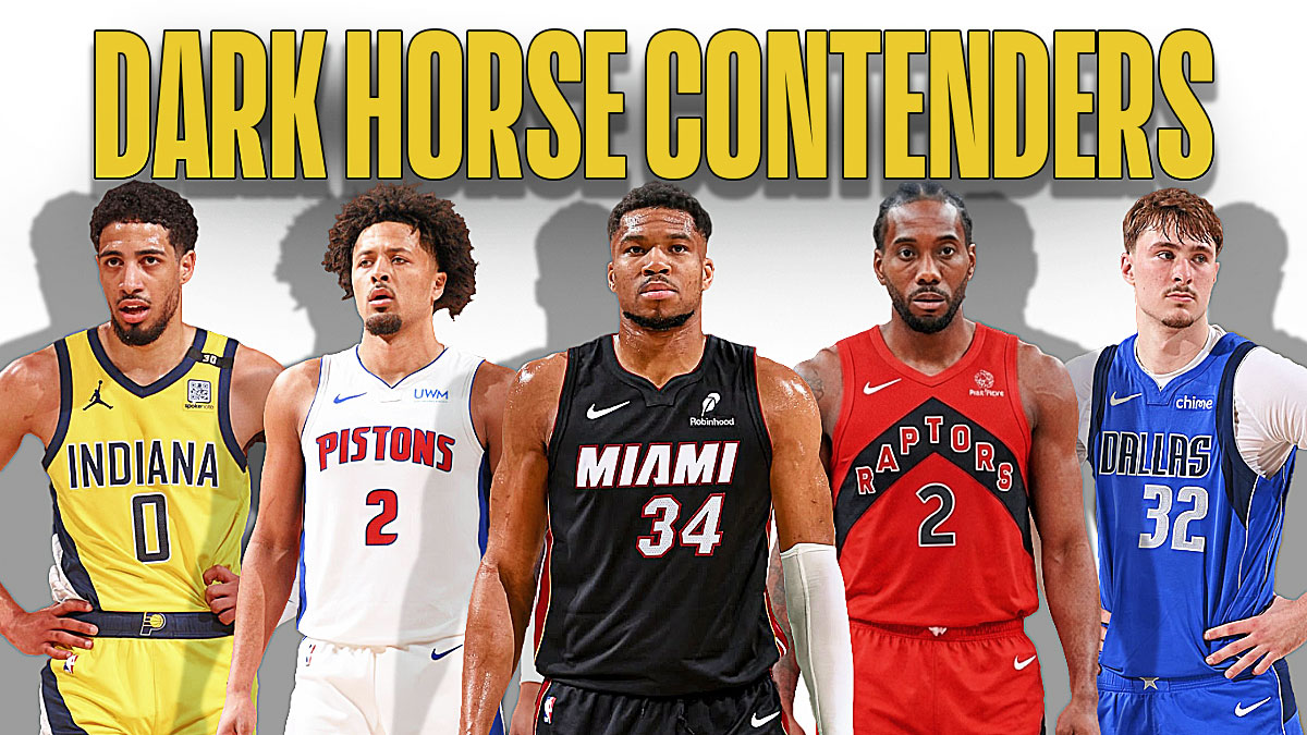 NBA Dark Horse contenders with Pacers, Pistons, Heat, Raptors, Mavericks