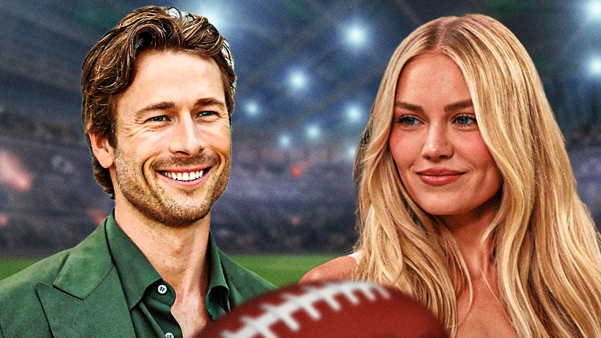 Glen Powell, Michelle Randolph enjoy Texas-Tennessee matchup