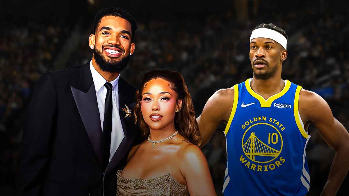Karl-Anthony Towns’ wife Jordyn Woods fires message to haters, including Jimmy Butler, after NBA title