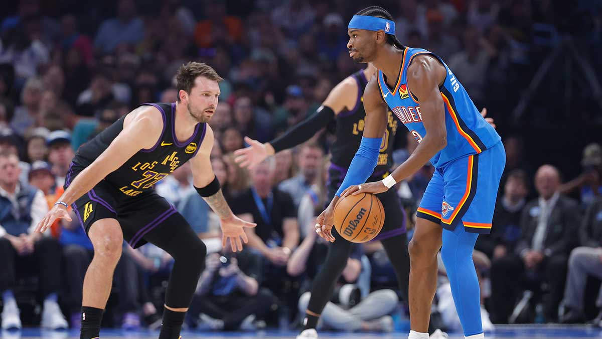 Luka Doncic catches stray in insider’s ‘mix it up’ take on Shai Gilgeous-Alexander, Thunder