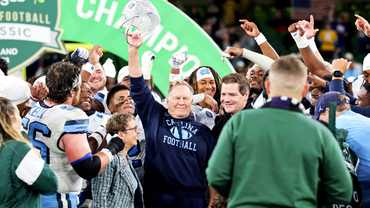 Pat McAfee boldly predicts Bill Belichick, North Carolina to win ACC