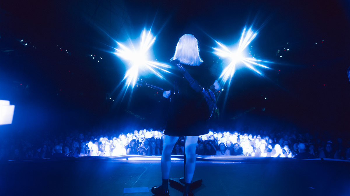 Phoebe Bridgers performing on her Lost Tour.