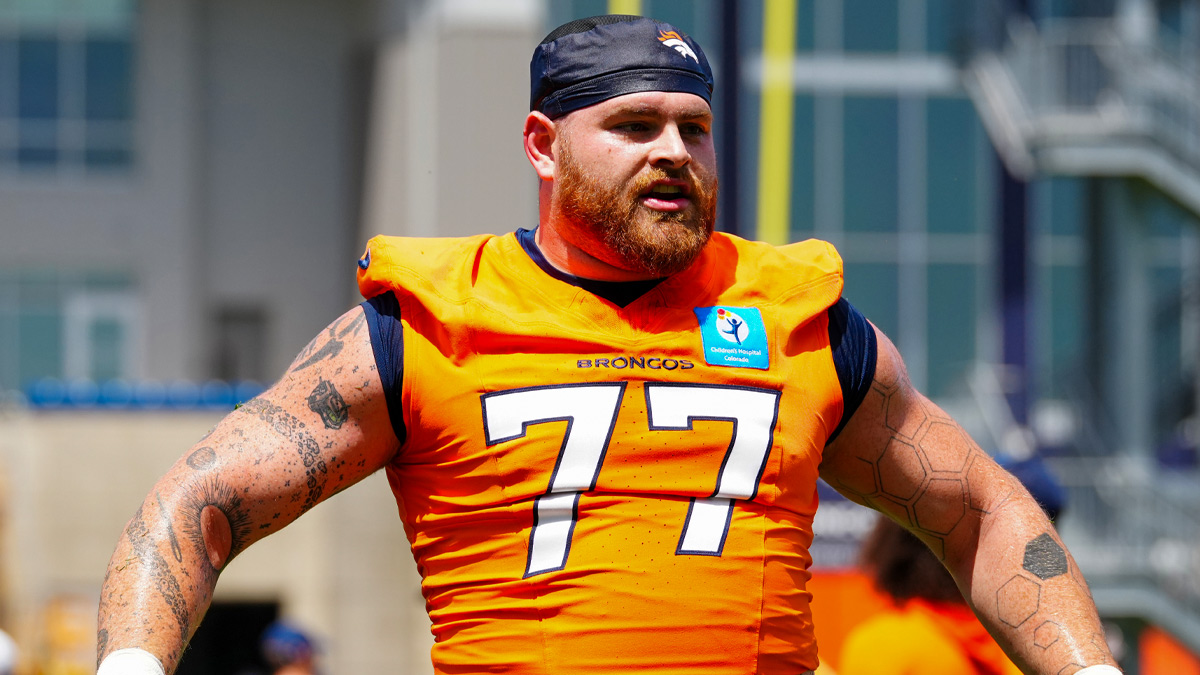 Broncos’ Quinn Meinerz puts random drug test on blast after stopping Aaron Donald in his tracks