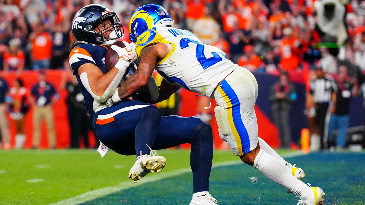 Broncos’ Talanoa Hufanga drops hilarious faith admission after snagging pick-6 off Rams’ Matthew Stafford