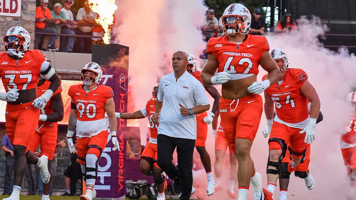 Virginia Tech coach James Franklin blasts ‘un-American’ flag thrown on Hokies player high-fiving military member