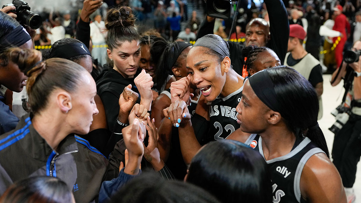 A’ja Wilson sends strong message to opponents that playing Aces in playoffs is different beast