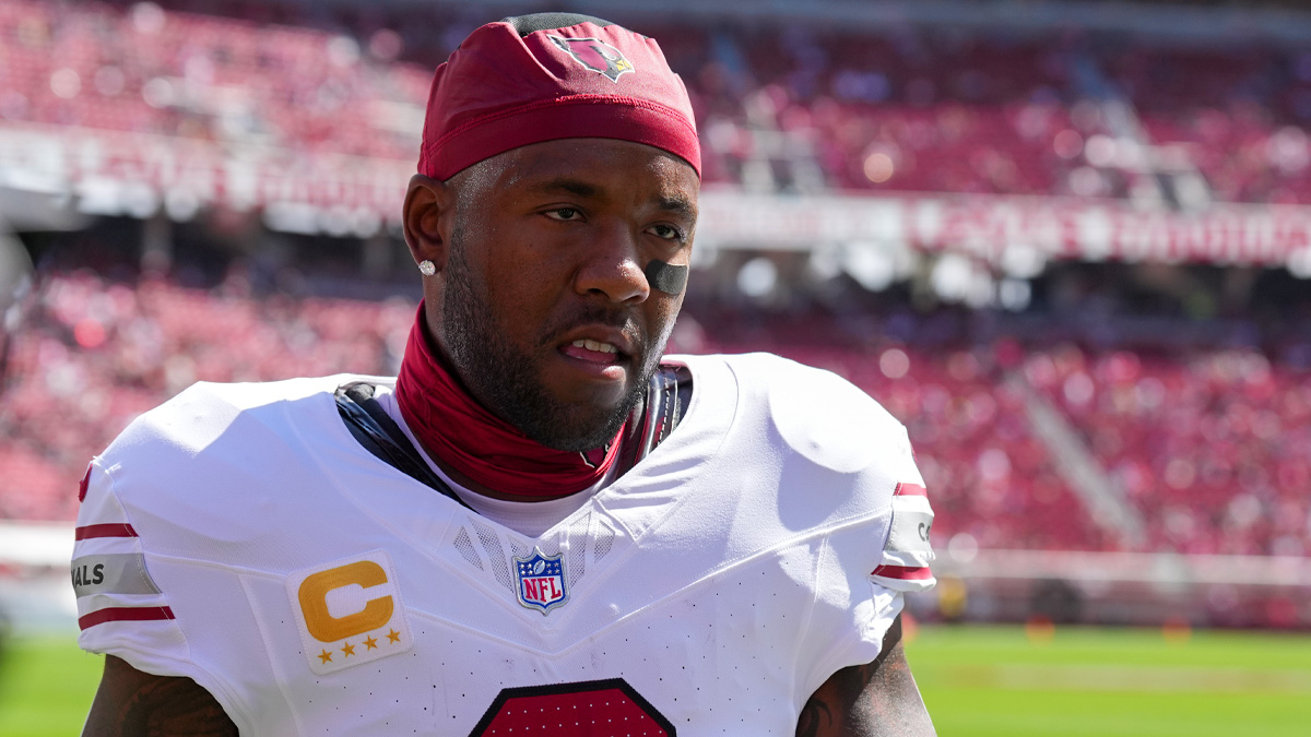 Cardinals’ Budda Baker drops serious response to trade question while wearing Halloween mask