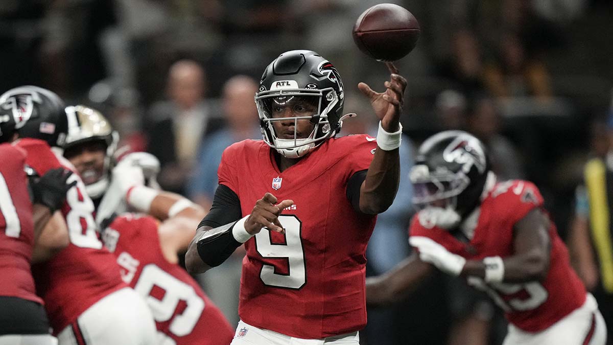 Falcons’ Michael Penix Jr. has the perect reaction to win over Saints