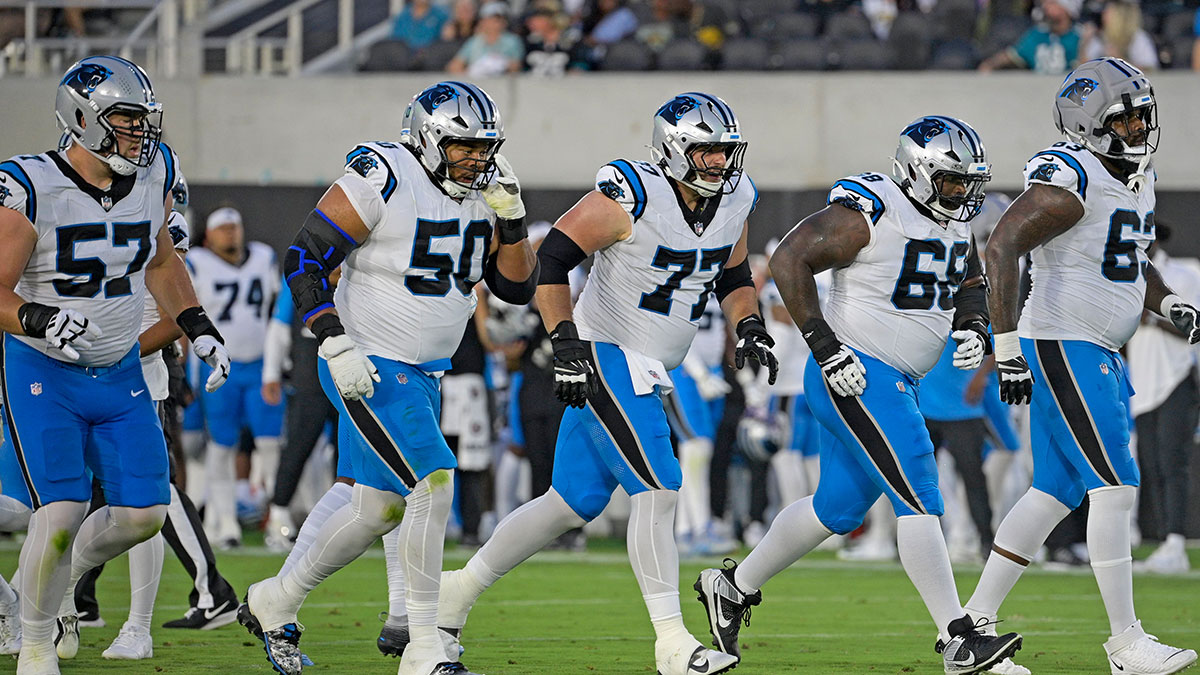Bryce Young loses key protector to injury during SNF Panthers vs. Lions game