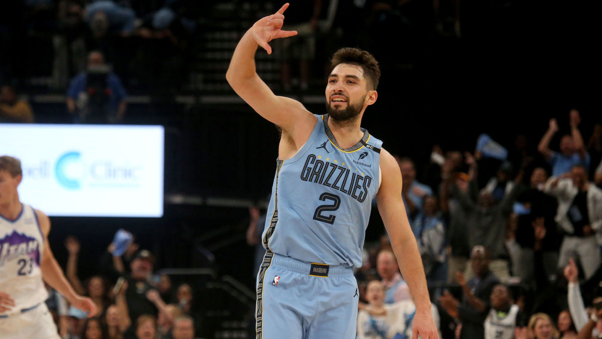 Memphis Grizzlies guard Ty Jerome (2) reacts during the fourth quarter against the Utah Jazz at FedExForum.