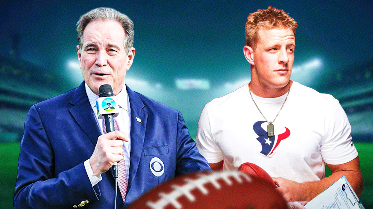 Jim Nantz jokingly compares himself to Manny Pacquiao after viral Peanut Punch fail with J.J. Watt on live broadcast