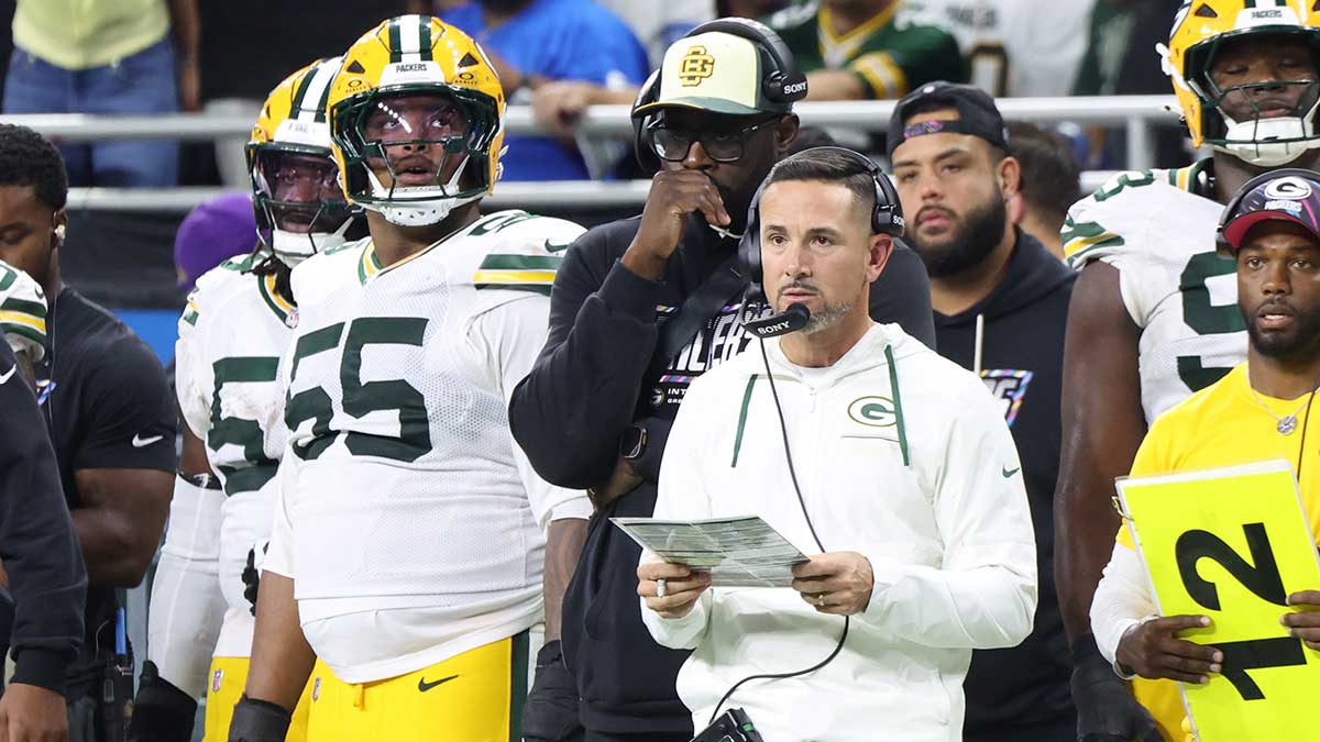 Why Packers’ Matt LaFleur is holding back on criticizing officials after loss to Lions