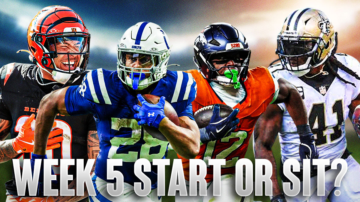NFL Fantasy Football Week 5 2026 Start ‘Em Sit ‘Em: Running Back