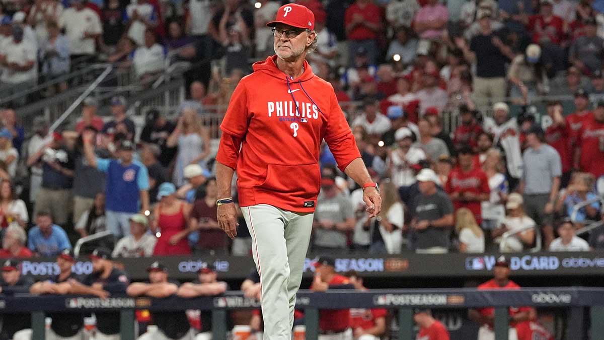 Phillies’ Don Mattingly dismisses question about becoming full-time manager after losing to Braves