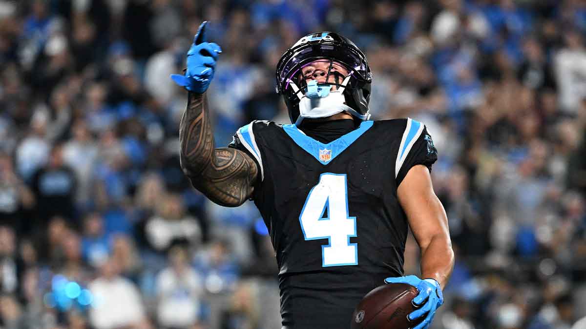 Panthers’ Tetairoa McMillan needed just 1 half to set new career-high with unreal start vs. Lions